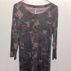 Forever 21 Skinny for Camouflaged dress